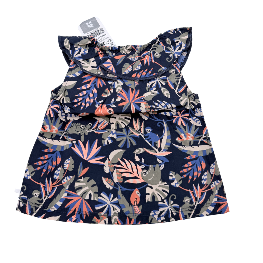 Robe à imprimé tropical — 6 mois