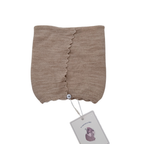 Béguin bébé beige en laine mérinos - 3-6 mois