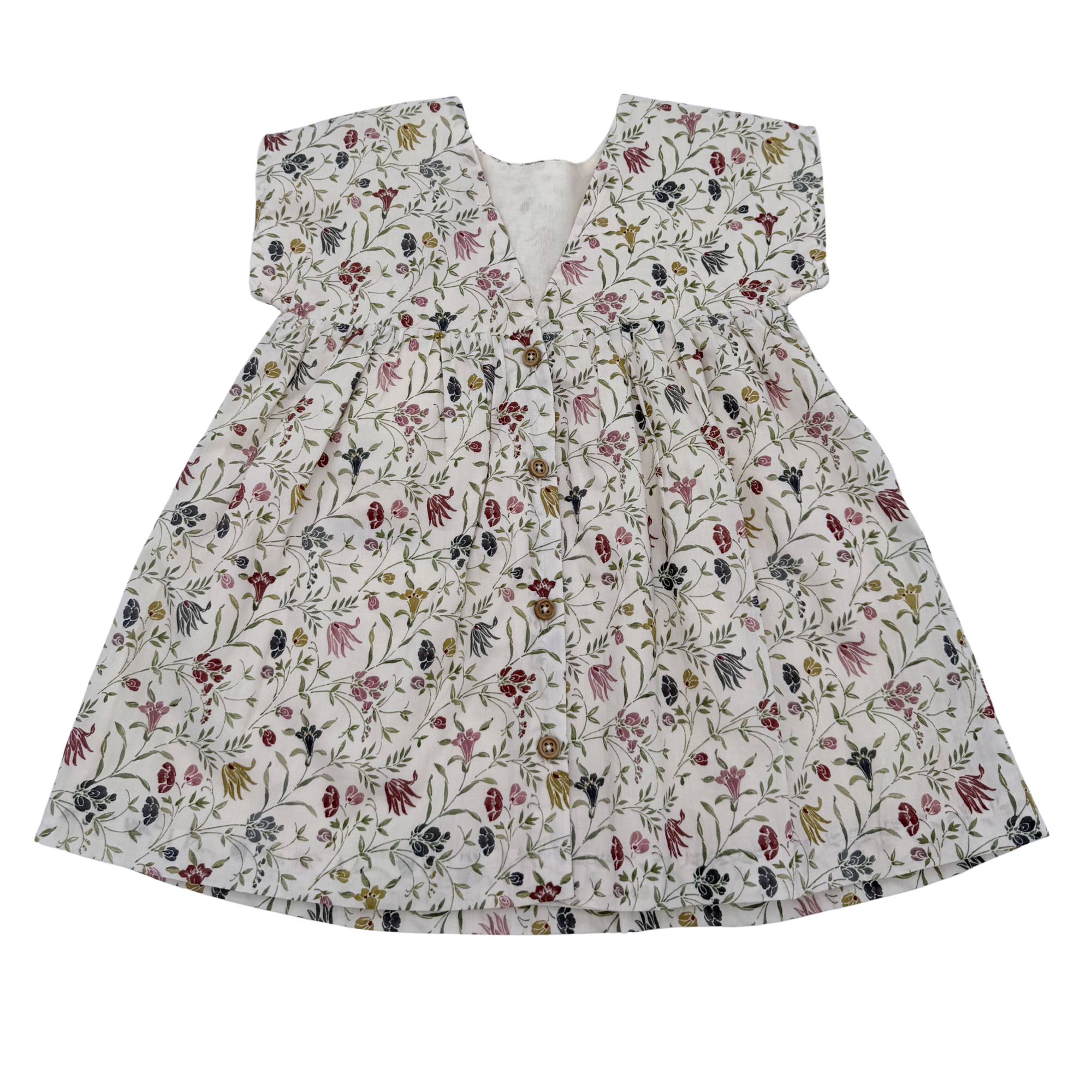 Robe liberty manches courtes — 9 mois