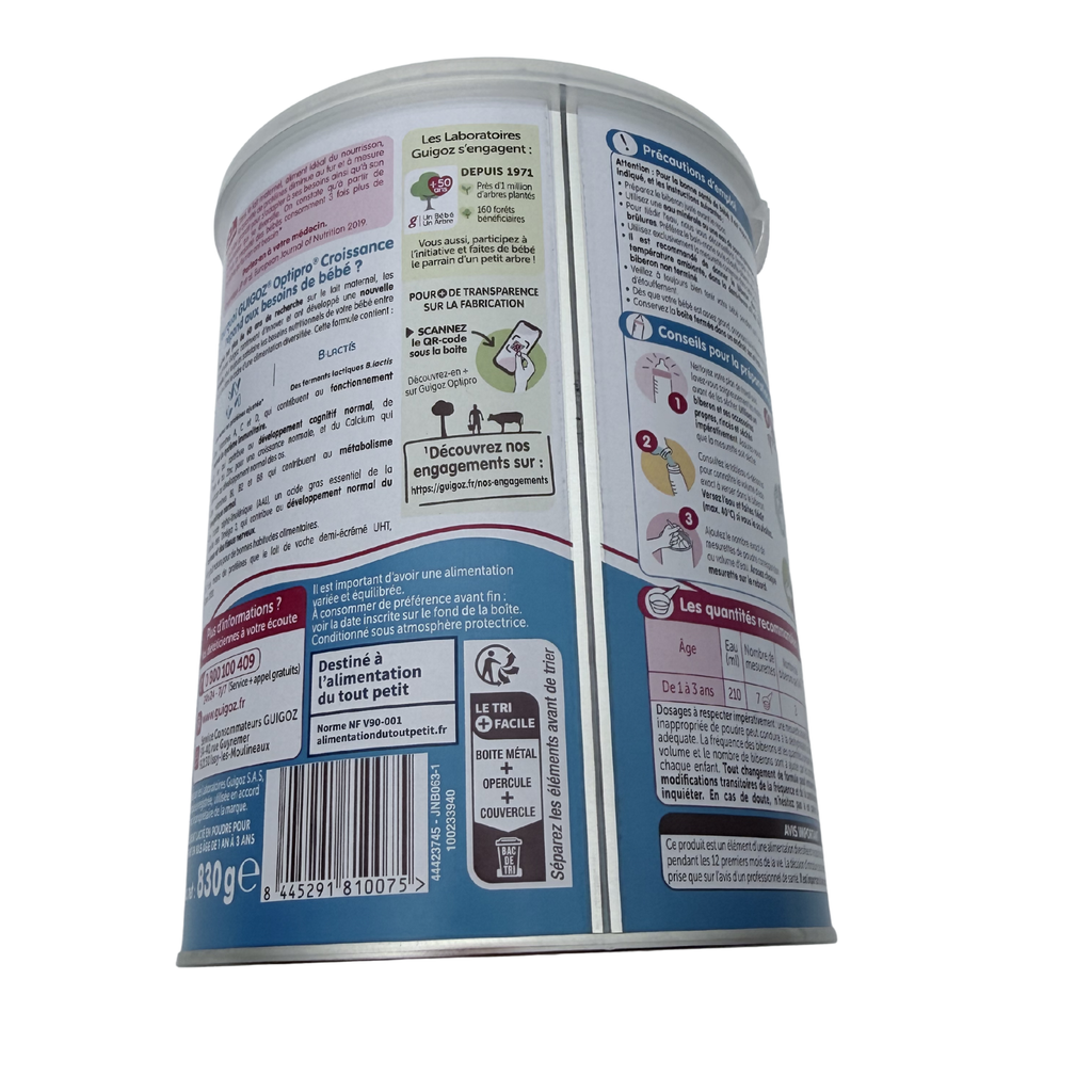 Lait optima croissance 3 — 800 g