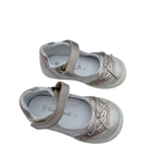 Babies beige métallisé à nœud — 22