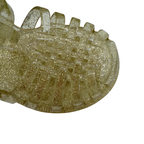 Sandales Méduse pailletées dorées — 23