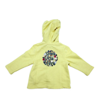 Sweat à capuche jaune pâle — 12 mois