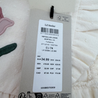 Robe plumetis écrue — 6-9 mois
