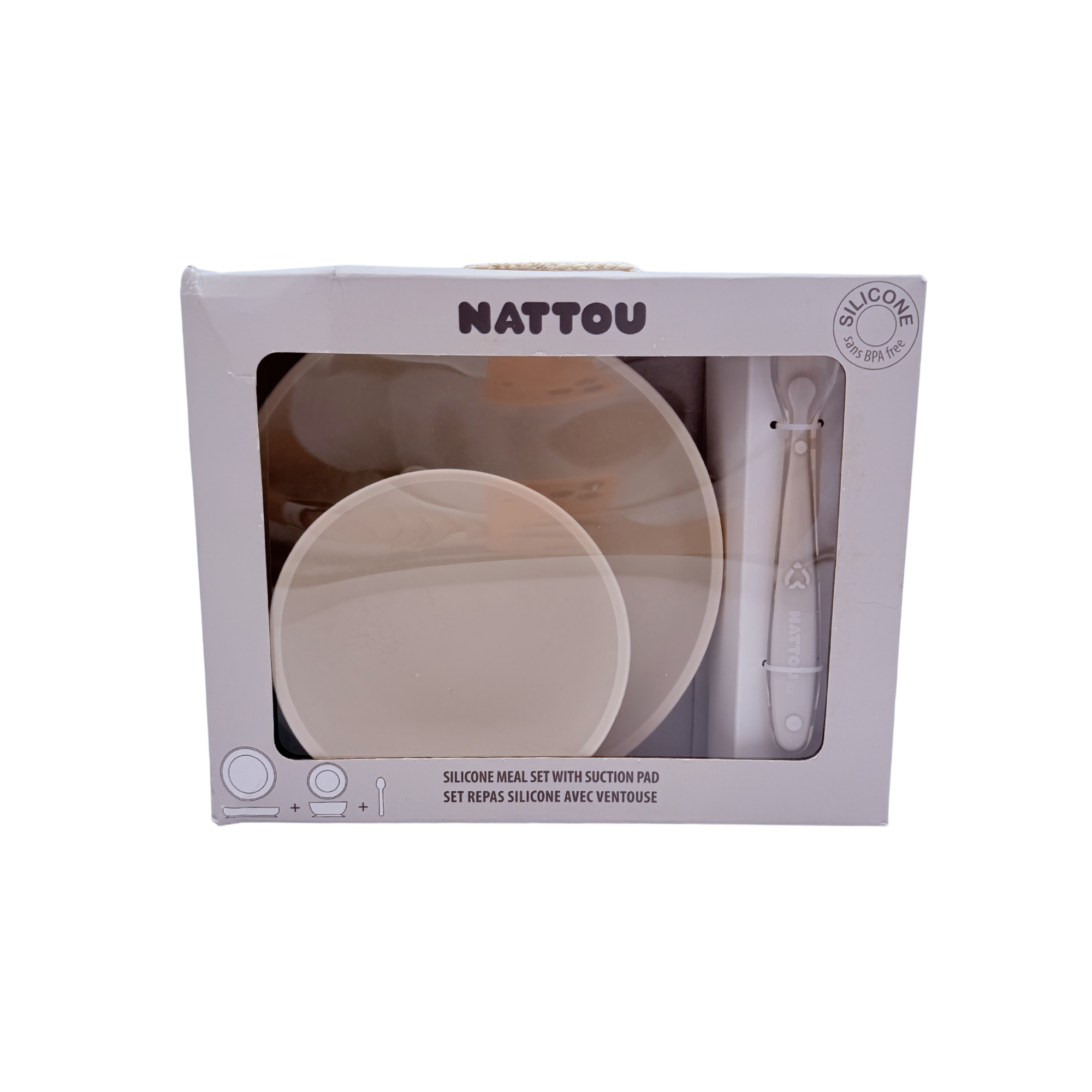 Coffret repas en silicone avec ventouse — Dès 6 mois