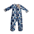 Pyjama bébé Levi’s bleu imprimé logo — 9 mois
