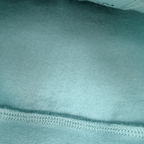 Sweat zippé à capuche vert d’eau imprimé — 6 mois