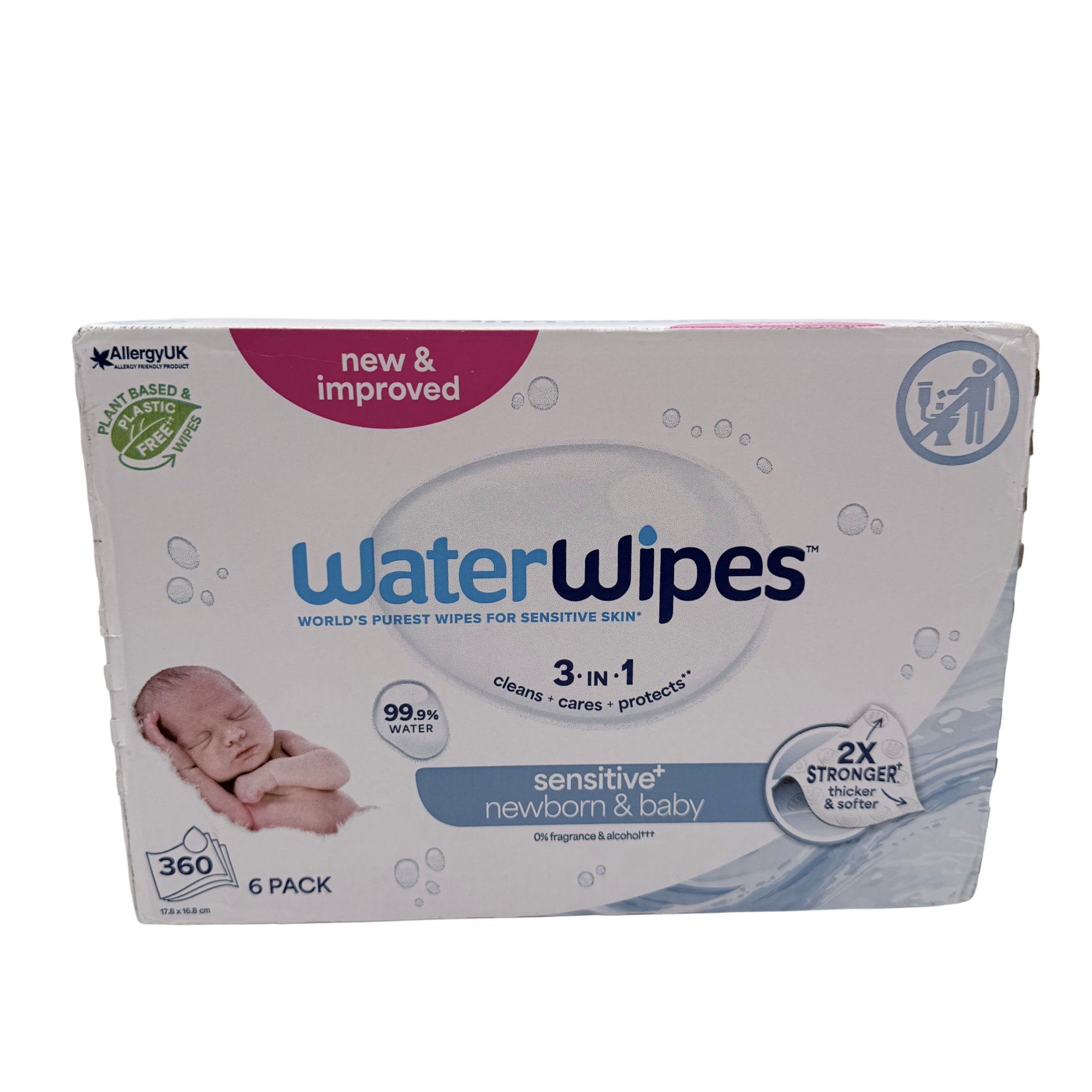 Lot de 360 lingettes Sensitive+