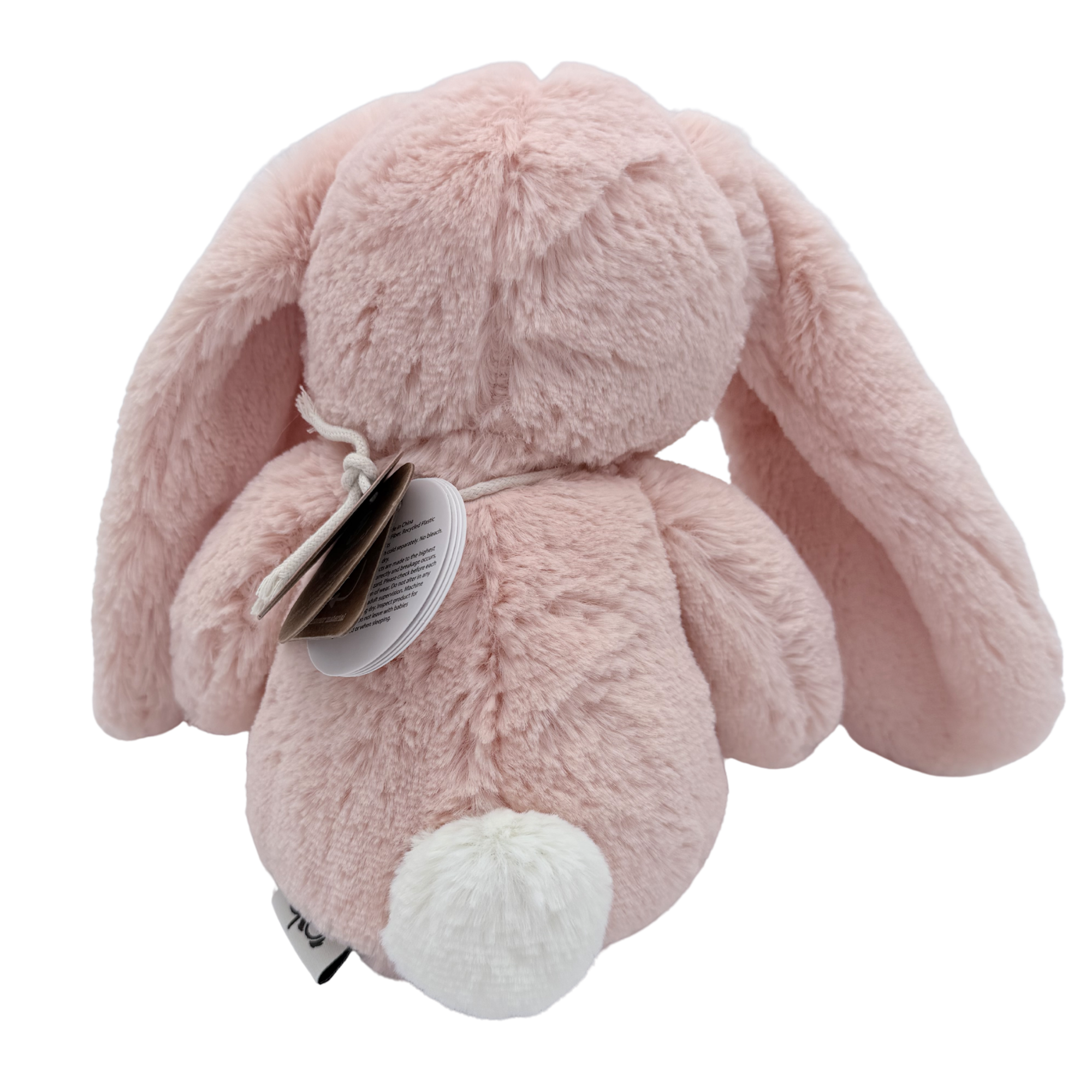 Peluche lapin ultra douce rose — 40 cm
