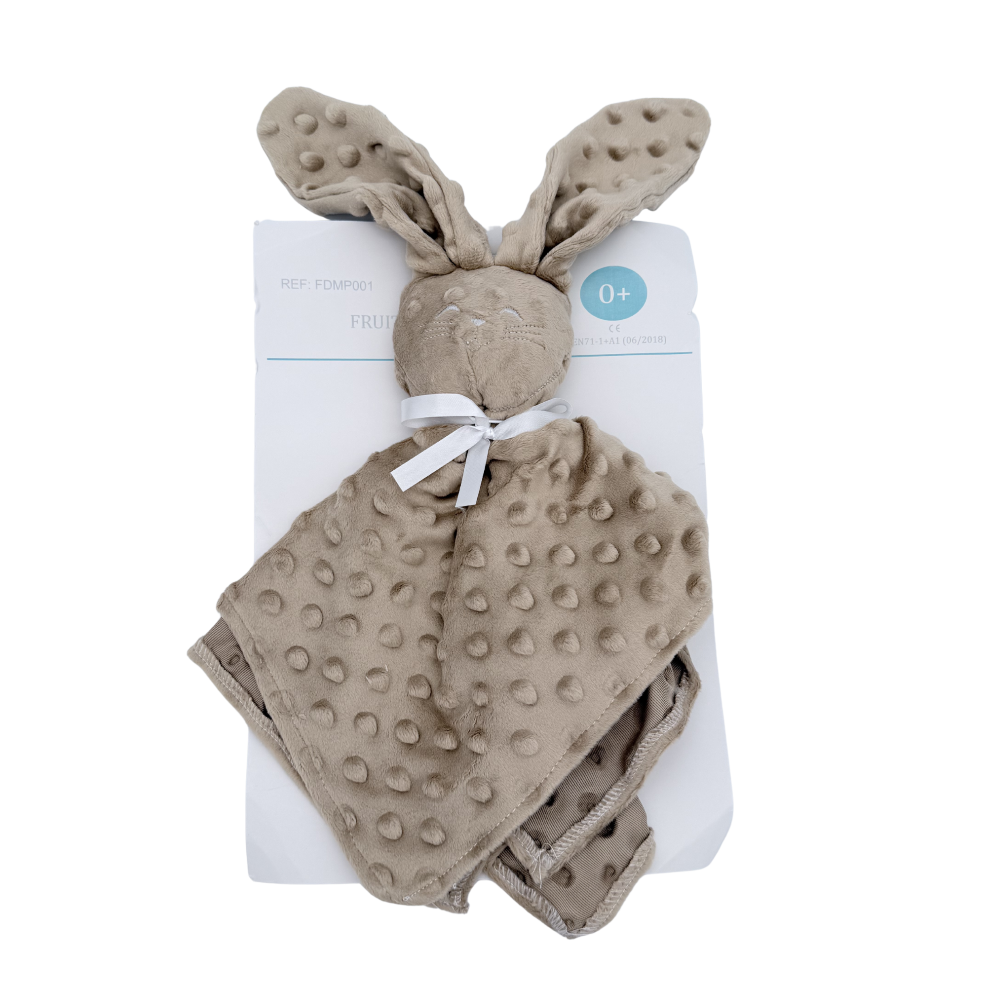 Doudou lapin douceur — beige
