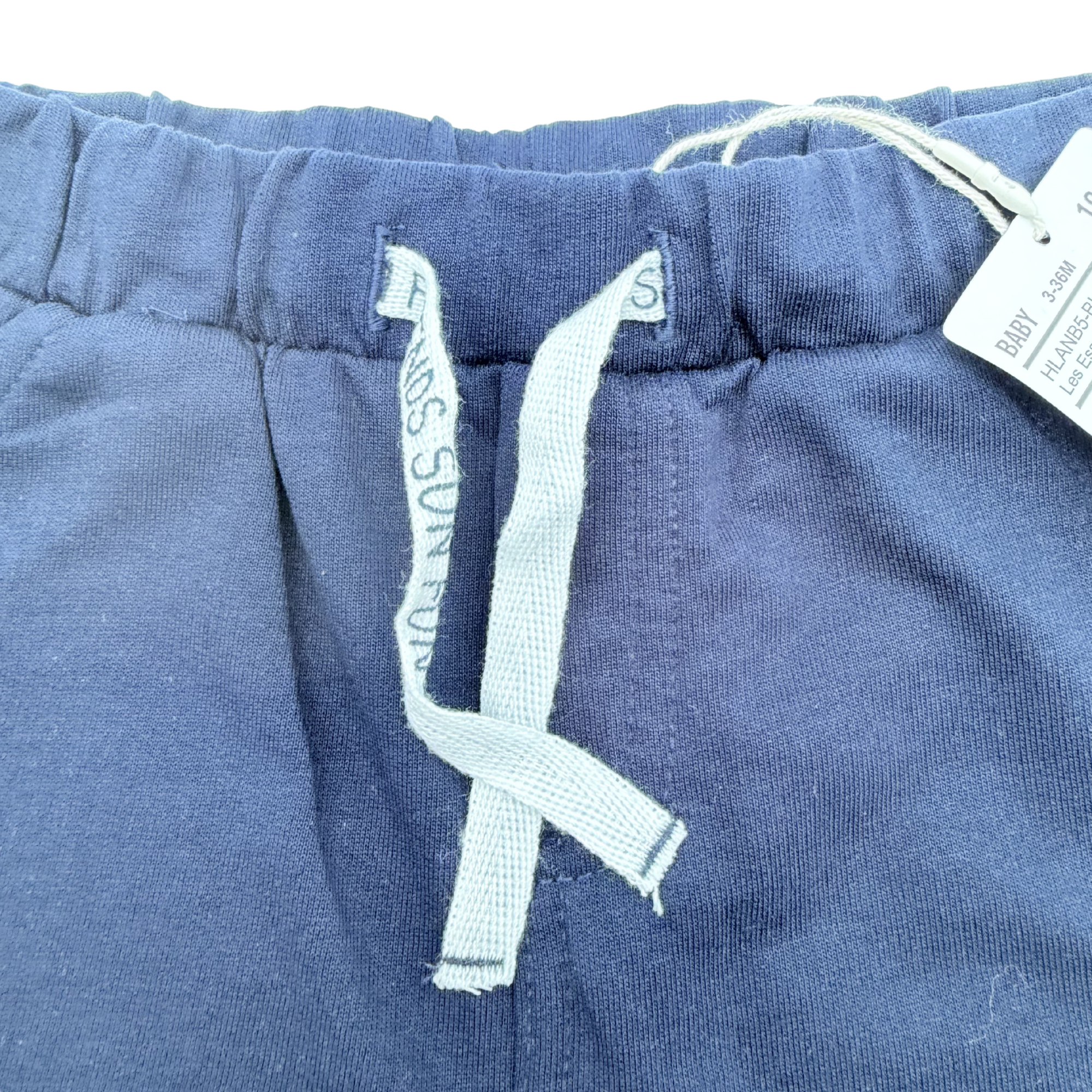 Short en molleton bleu marine - 18 mois