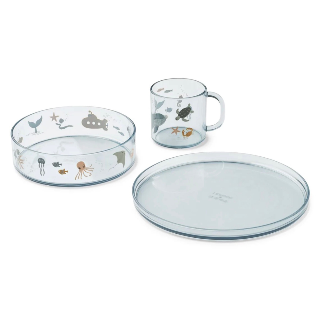 Service de table enfant en tritan - Ocean