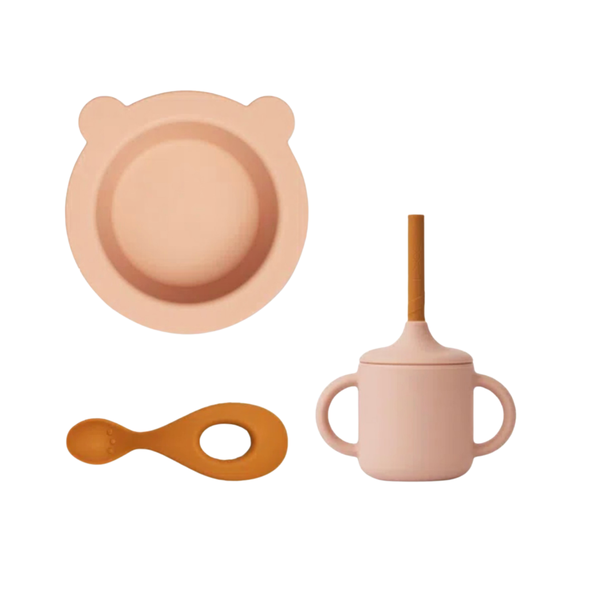 Coffret repas en silicone Kali — Rose multi mix