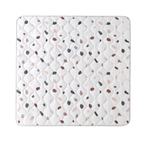 Tapis de jeu bébé carré matelassé Confetti Multicolore — 127x127 cm