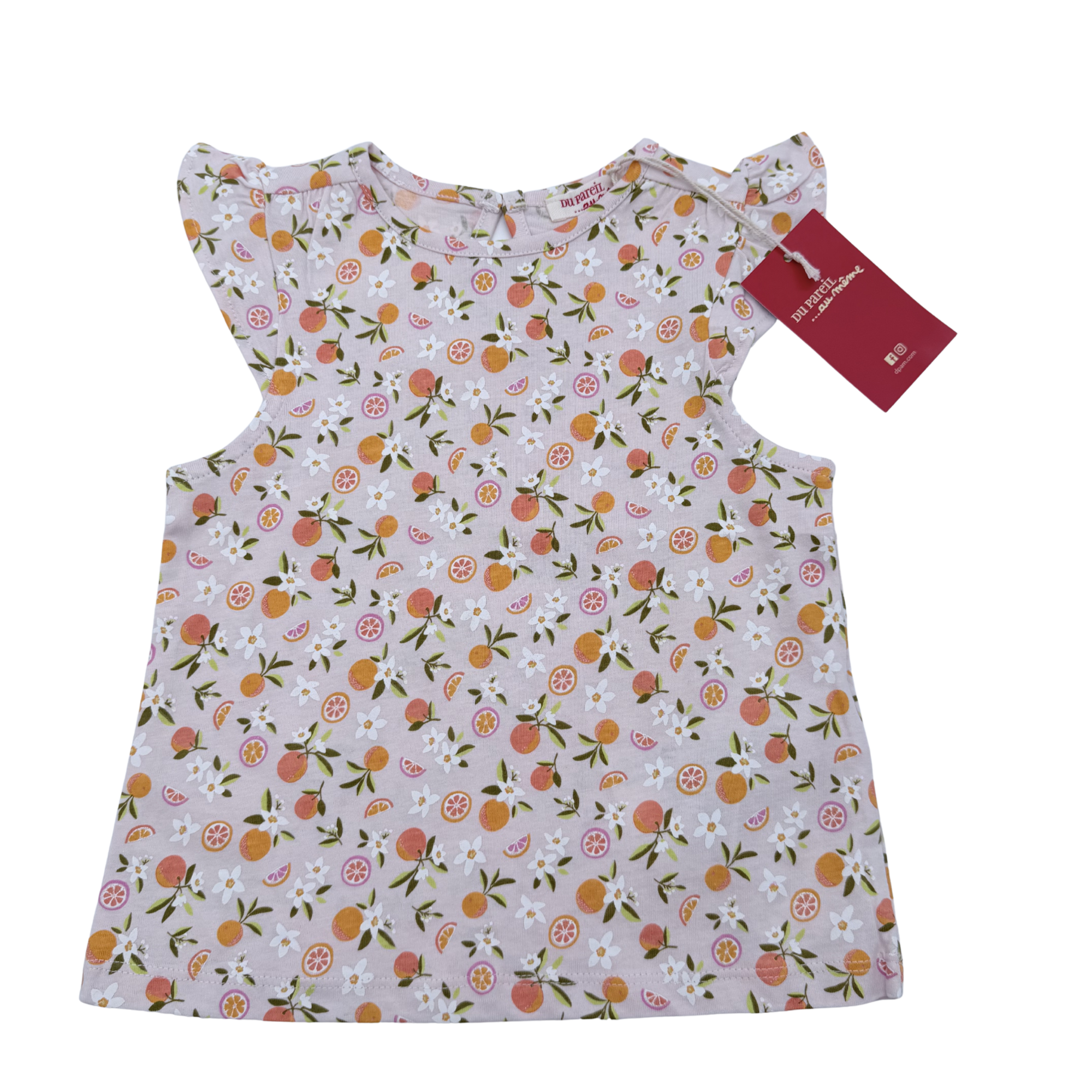 T-shirt imprimé agrumes — 24 mois