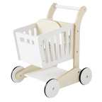 Grand chariot de course porte-poupée en bois