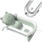 Baignoire bébé pliable avec transat et thermomètre
