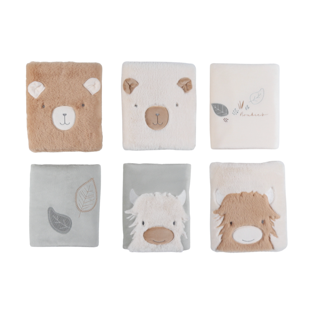 Lot de 6 protège-barreaux pour lit et parc bébé – Fluffy
