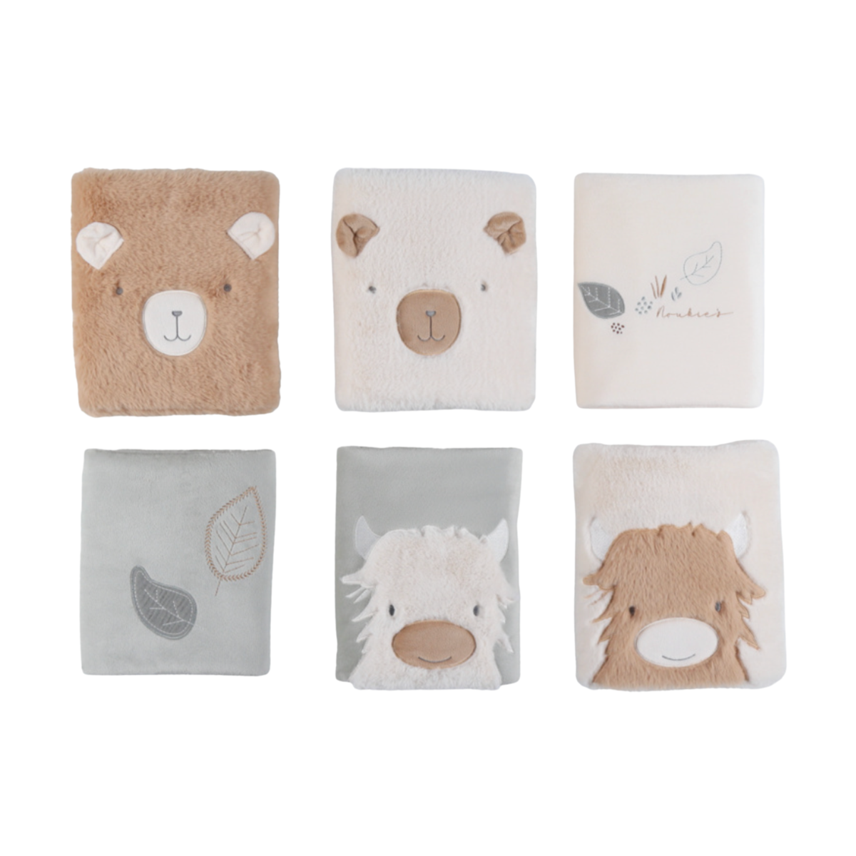 Lot de 6 protège-barreaux pour lit et parc bébé – Fluffy
