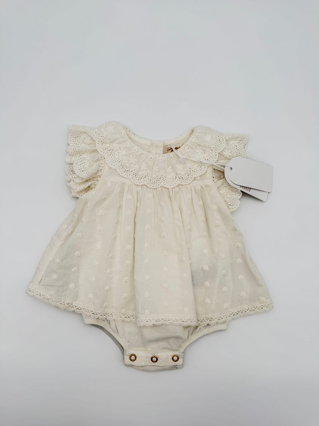 Robe plumetis — 3 mois