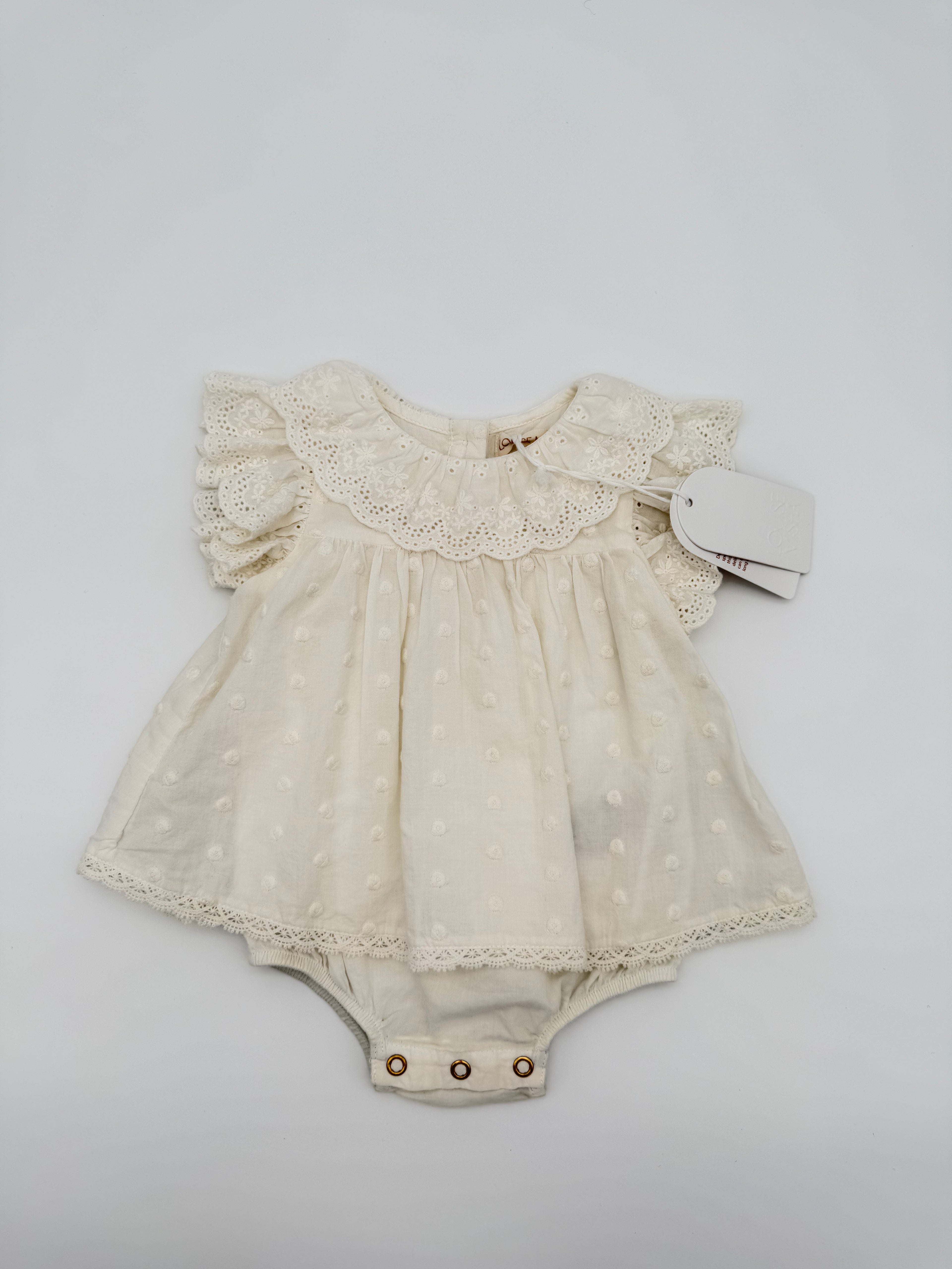 Robe plumetis — 3 mois