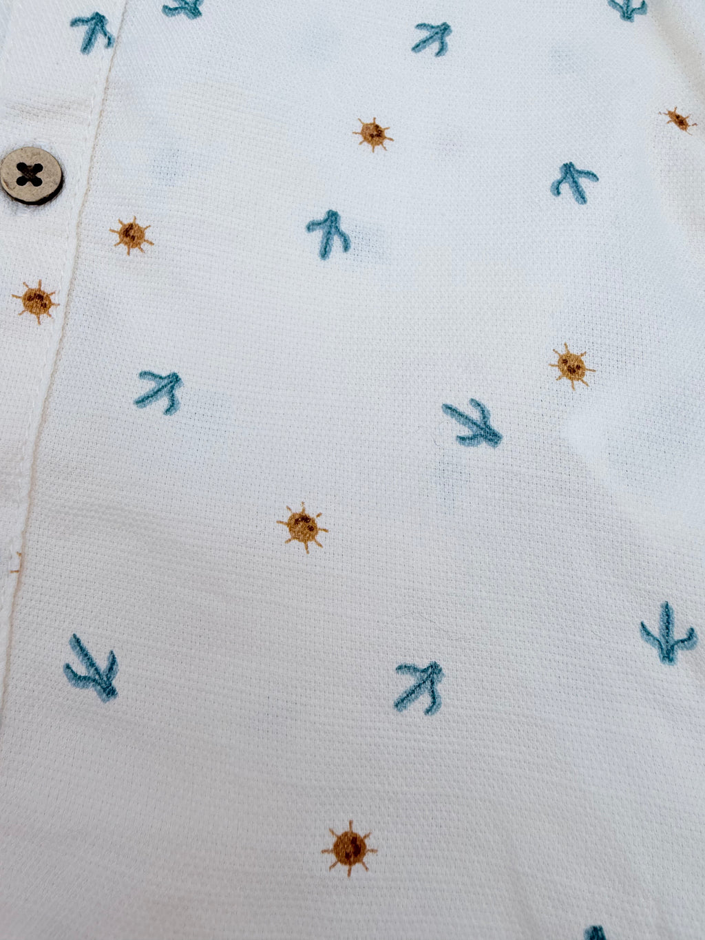 Ensemble salopette et chemise - 6 mois