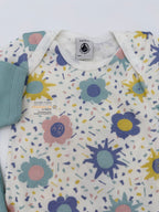 Lot de 3 bodies fleuris — 12 mois