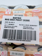 Maïs doux d'Aquitaine et poulet fermier — 12 pots